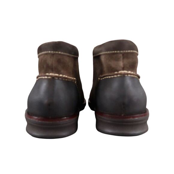 Sandro Moscoloni Shoes Mens 9 Boots Chukka Casual Leather Brown Classic Comfort